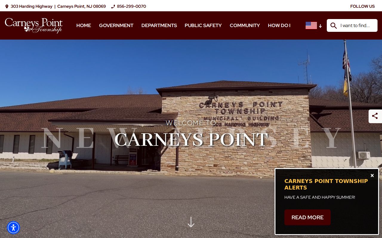 Carneys Point township source for local police and criminal records