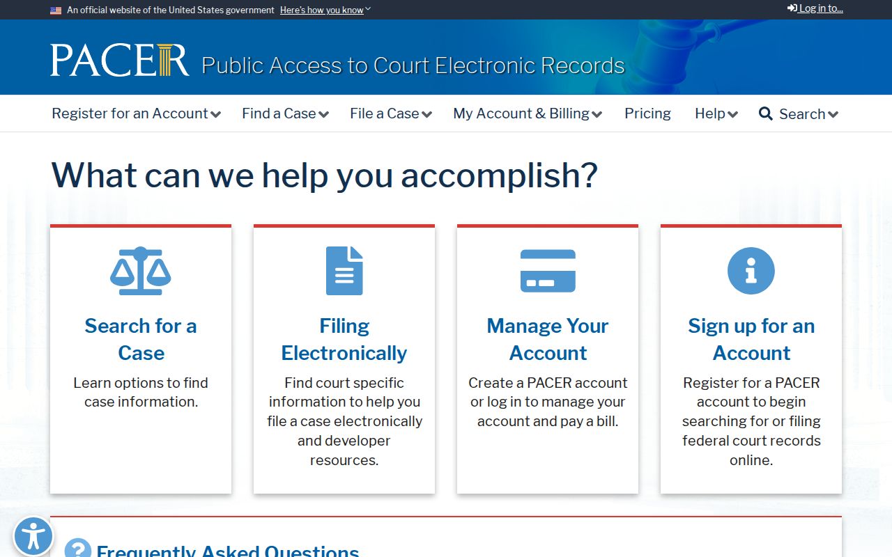 PACER docket search for federal criminal cases from Salem County