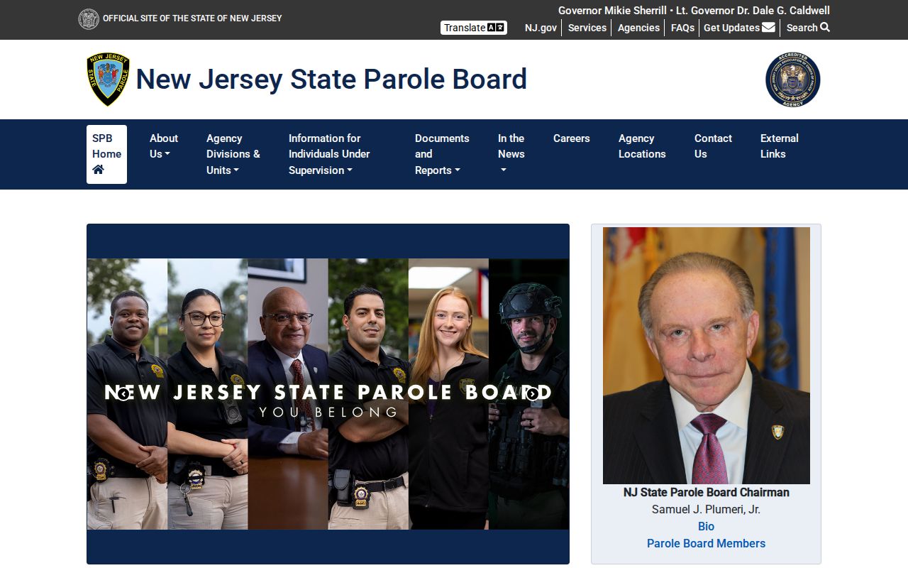 Salem County criminal history New Jersey parole records source
